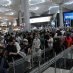 Okullar kapandı! İstanbul Havalimanı’nda tatil yoğunluğu başladı ​
