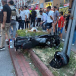 Karadeniz ereglide otomobil ile motosiklet carpisti 1 yarali ZYGNZtAp